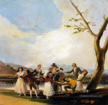 goya attended by doctor arrieta Tableau Peinture - Blind Man s Buff Francisco de Goya